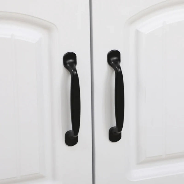Vitrine Sala de Estar Estante para Livros com Portas de Vidro Prateleira Ajustável e Dobradiças de Fechamento Suave para Estúdio Escritório Dormitório 60x60x116 cm Branco