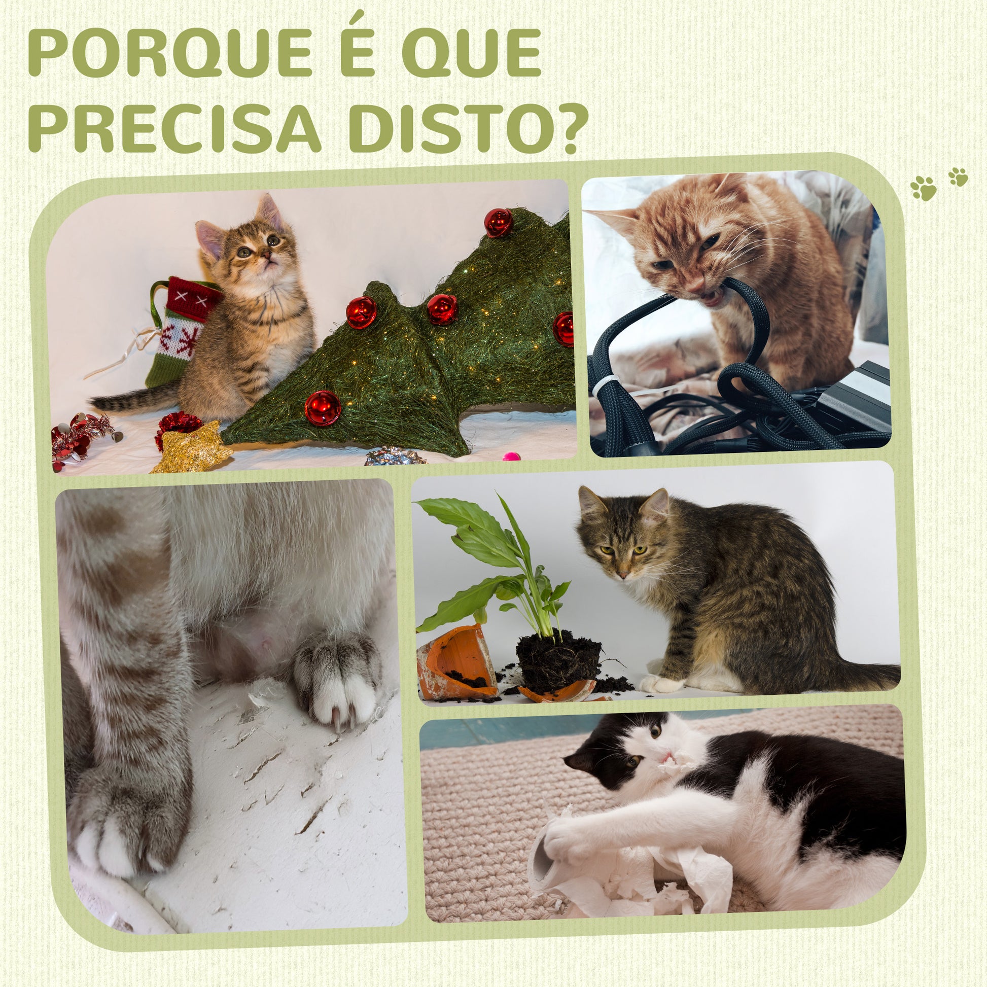 PawHut Poste Arranhador para Gatos 79 cm Arranhador para Gatos com Bola Suspensa e Poste de Juta 59,5x39x79 cm Creme e Bege
