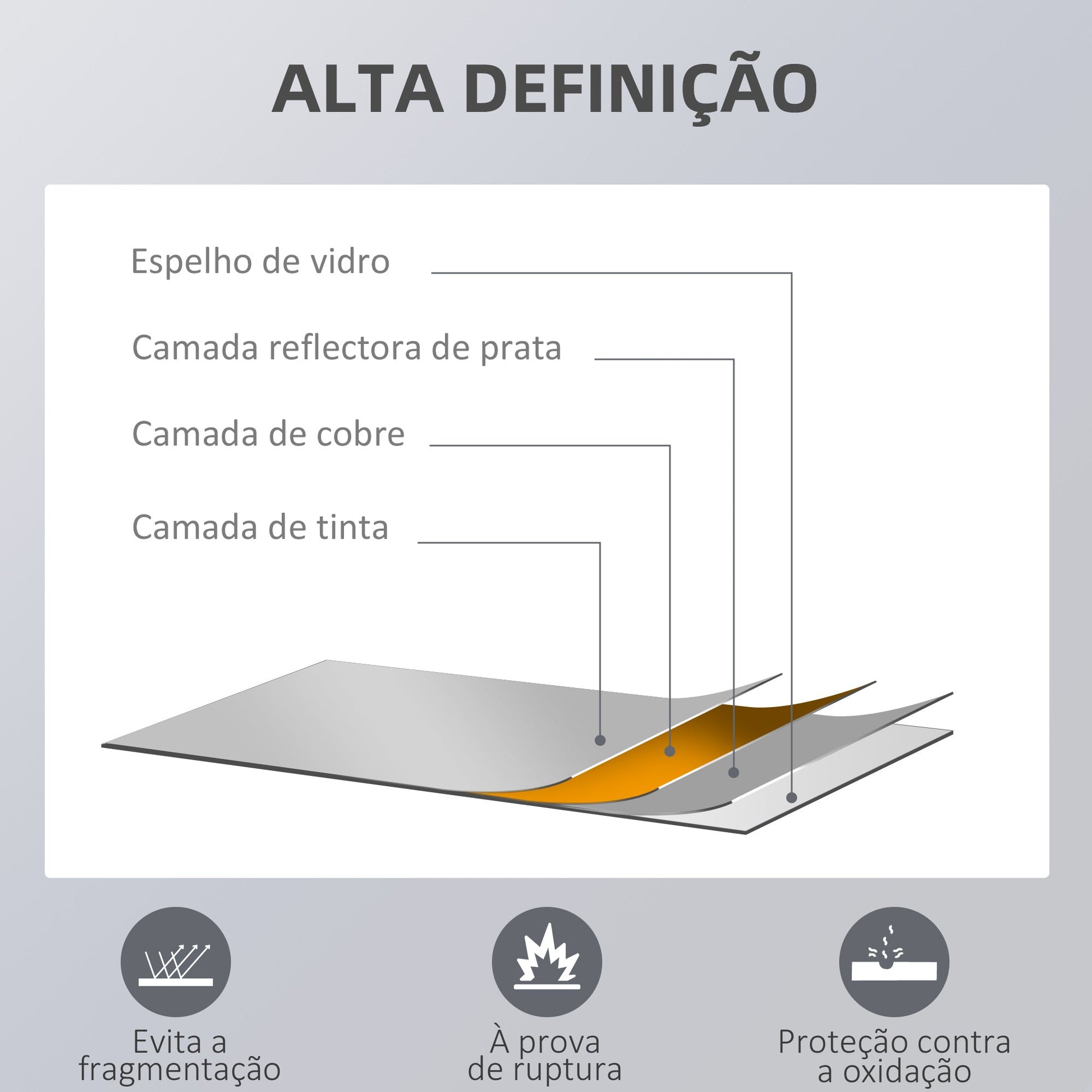 Espelho de Parede 45x125 cm Espelho de Corpo Inteiro de Madeira Estilo Moderno Decoração para Sala de Estar dormitório Entrada Madeira
