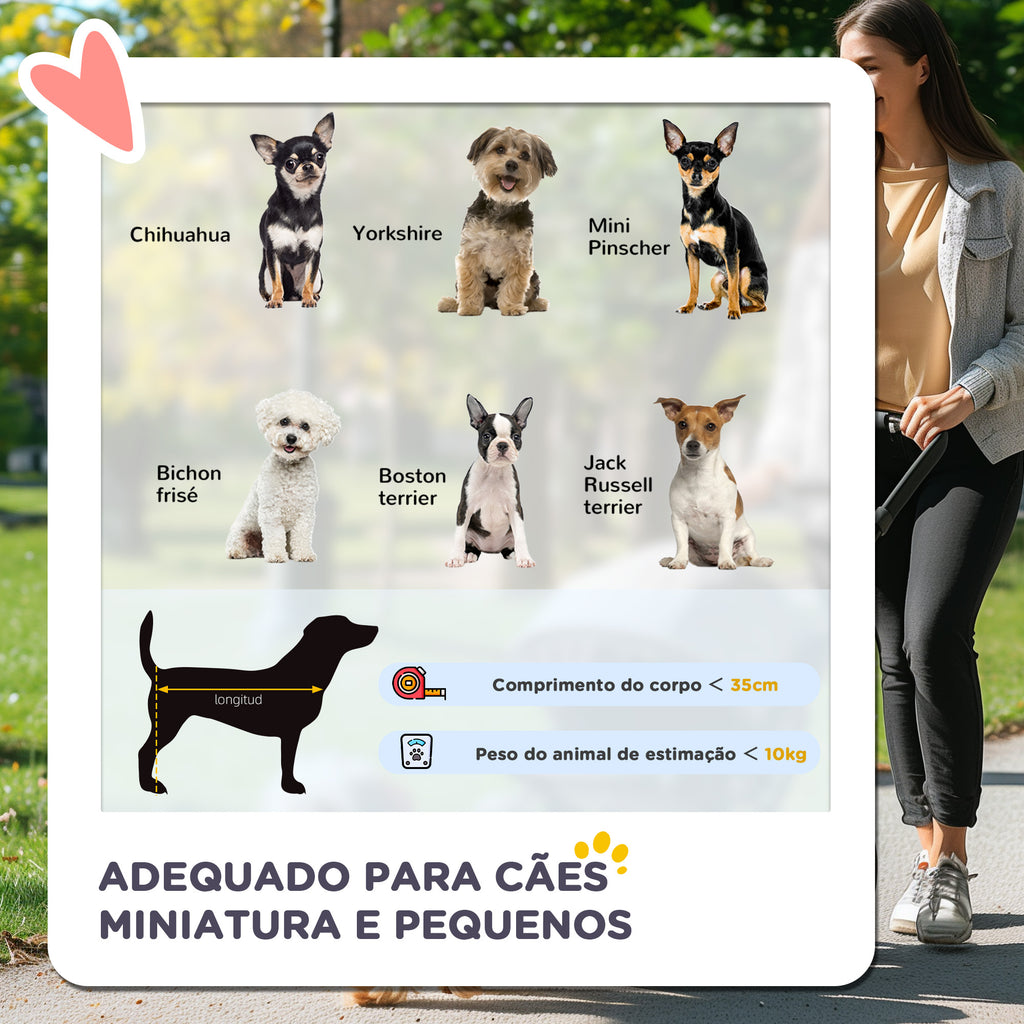 PawHut Carrinho para Animais de Estimação Dobrável Carrinho para Cães e Gatos com Rodas Giratórias Cesto e Suporte para Copos 75x45x97cm Azul