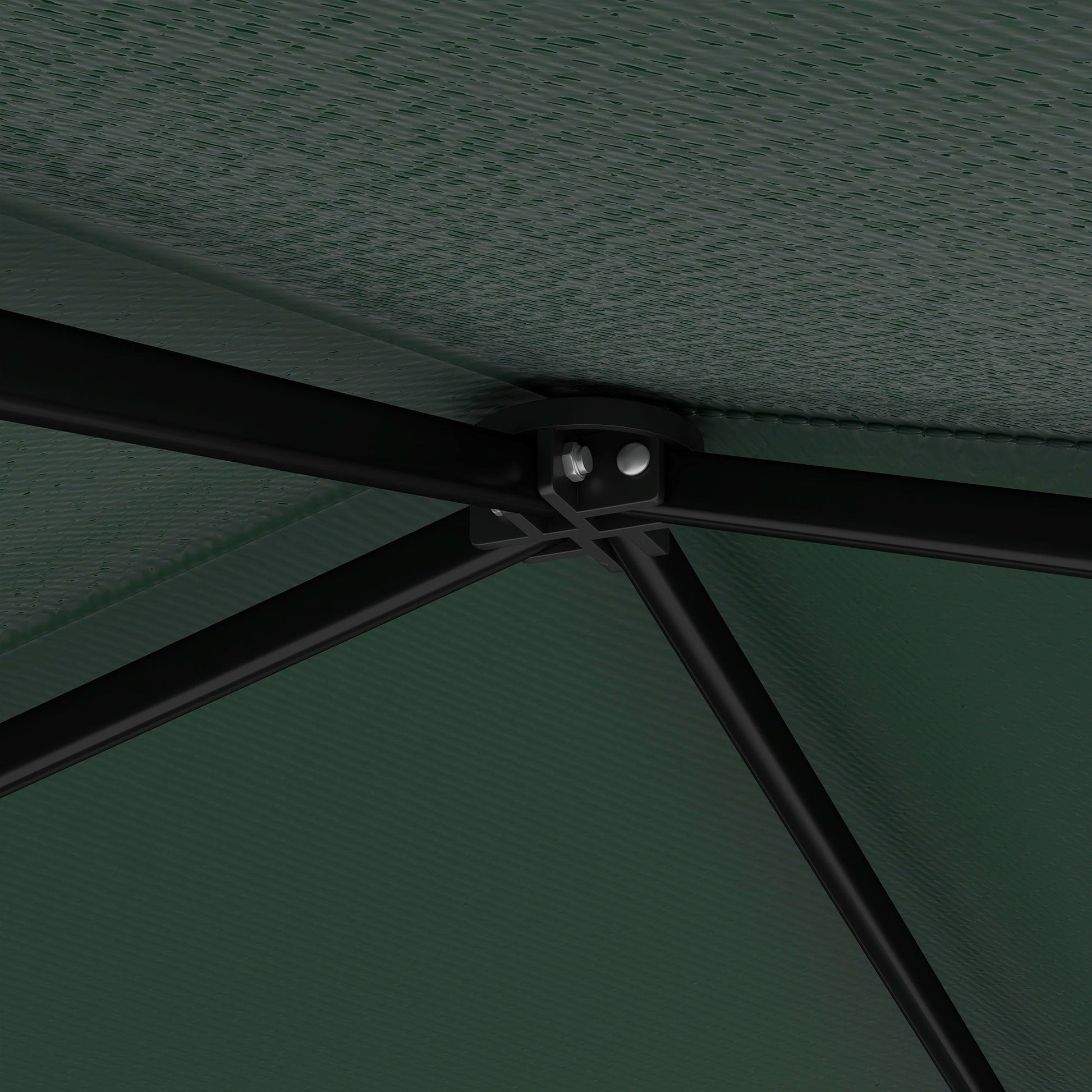 Tenda Dobrável 220x220x200 cm Tenda Dobrável com 1 Parede Lateral Bolsa de Transporte Impermeável e Proteção UV50+ para Jardim Pátio Verde