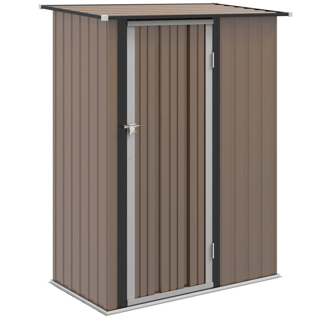 Abrigo de Jardim em Aço Galvanizado – 142x84x189 cm | Armazenamento Seguro e Resistente - A minha loja