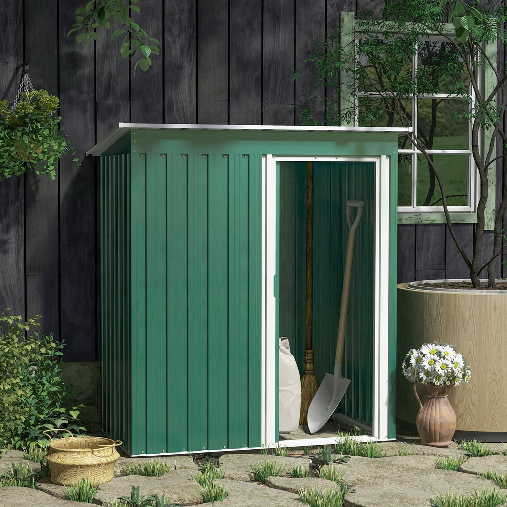 Abrigo de Jardim Metálico – 163x89x182 cm | 1,5 m² de Armazenamento - A minha loja