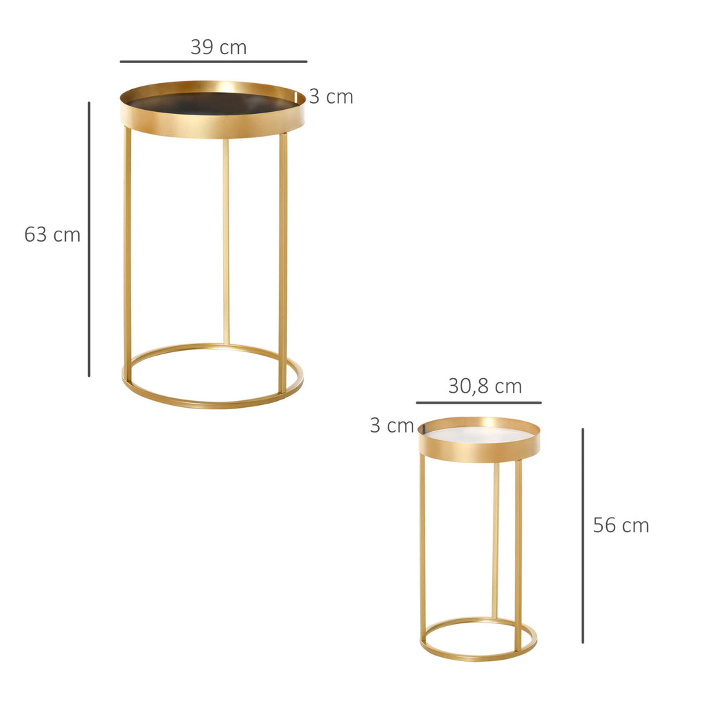 Conjunto de 2 Mesas de Centro Light - Design Moderno - Leva-Me Contigo - Móveis & Decoração