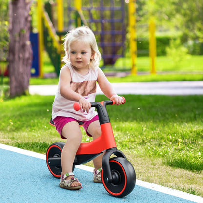 AIYAPLAY Bicicleta sem Pedais para Crianças acima de 18 Meses Bicicleta Infantil para Bebé com Assento Ajustável em 30 - 36,5 cm Rodas de Ø19 cm Carga 25 kg 66,5x34x46,5 cm Vermelha - A minha loja