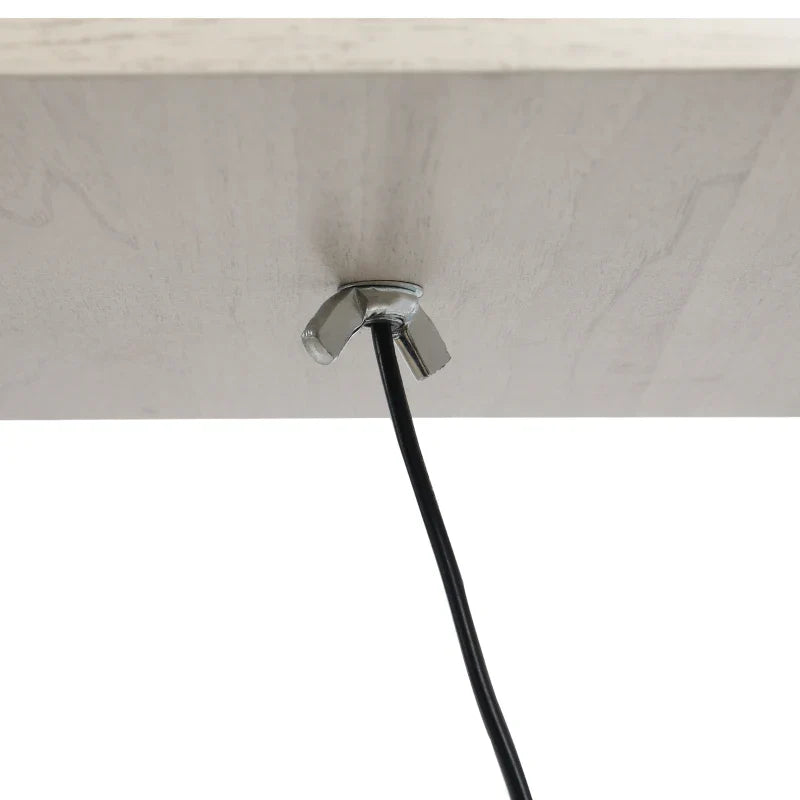 Candeeiro de Pé Cosmos - Carvalho/Branco - Design Moderno - Leva-Me Contigo - Móveis & Decoração