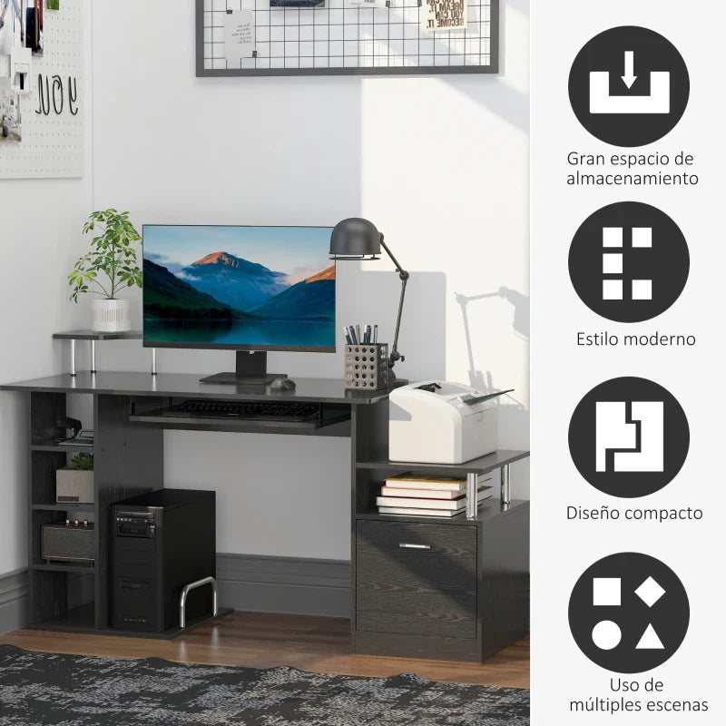 Secretária Zeus - Design Moderno - Leva-Me Contigo - Móveis & Decoração