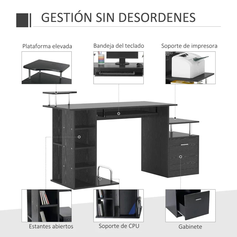 Secretária Zeus - Design Moderno - Leva-Me Contigo - Móveis & Decoração