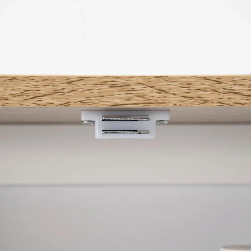 Armário sobre Sanita Armário Alto para Lavanderia com 2 Portas Prateleira Interior Ajustável e Prateleira de Armazenamento para Casa de Banho Carga Máxima 20kg Anti-Tombo 64x22x165cm Branco