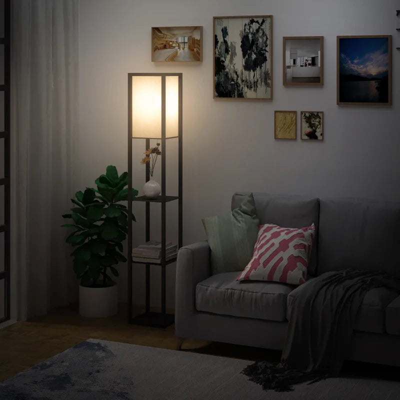 Candeeiro de Pé Cosmos - Preto - Design Moderno - Leva-Me Contigo - Móveis & Decoração