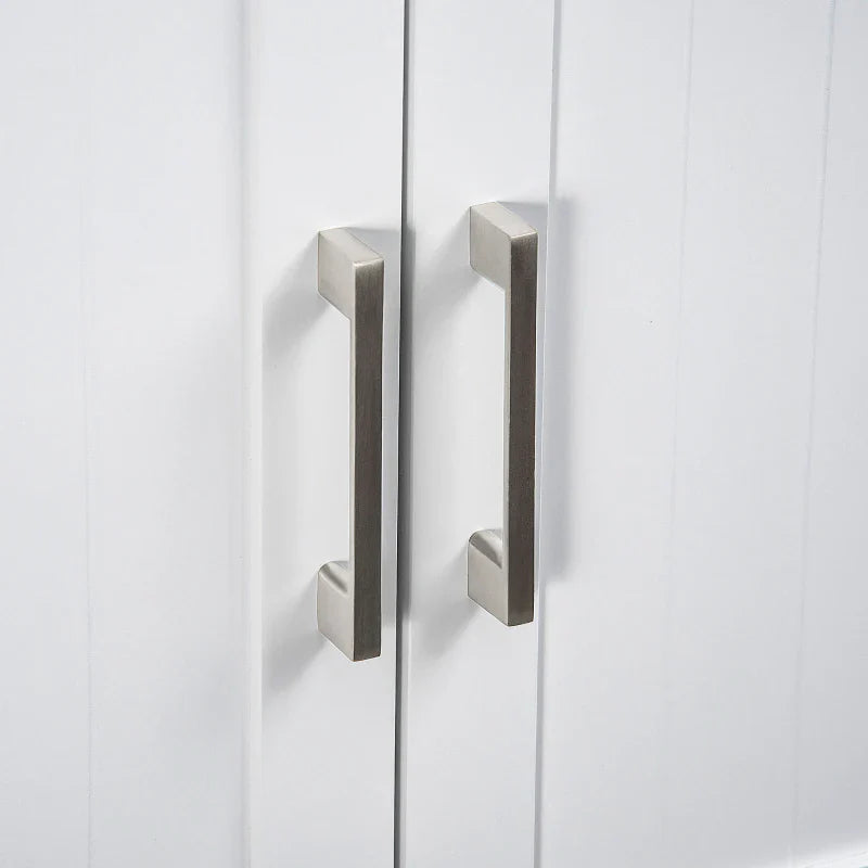 Armário sobre Sanita Armário Alto para Lavanderia com 2 Portas Prateleira Interior Ajustável e Prateleira de Armazenamento para Casa de Banho Carga Máxima 20kg Anti-Tombo 64x22x165cm Branco