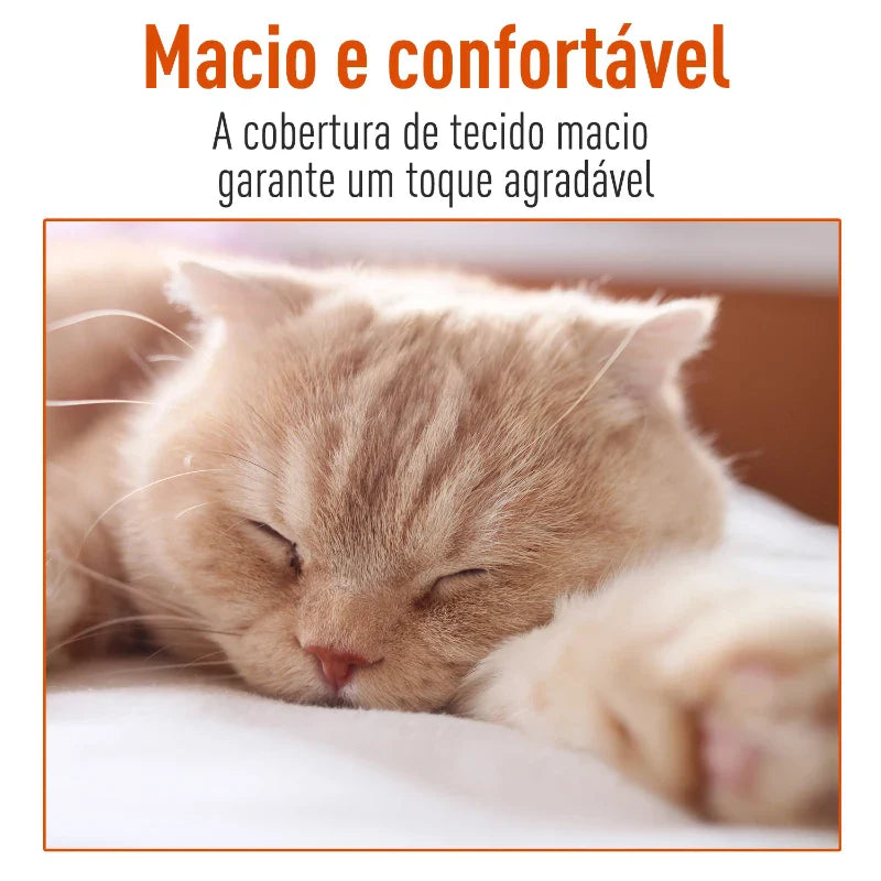 PawHut Arranhador para Gatos Grande 49x49x173 cm com Múltiplos Níveis Cavernas Brinquedos Suspensos Centro de Atividades de Sisal Cinza