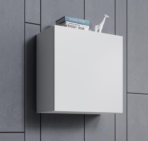 Armário Modular Sopo – 60x60 cm – Branco Alto Brilho – Suspenso com Porta Push-Click