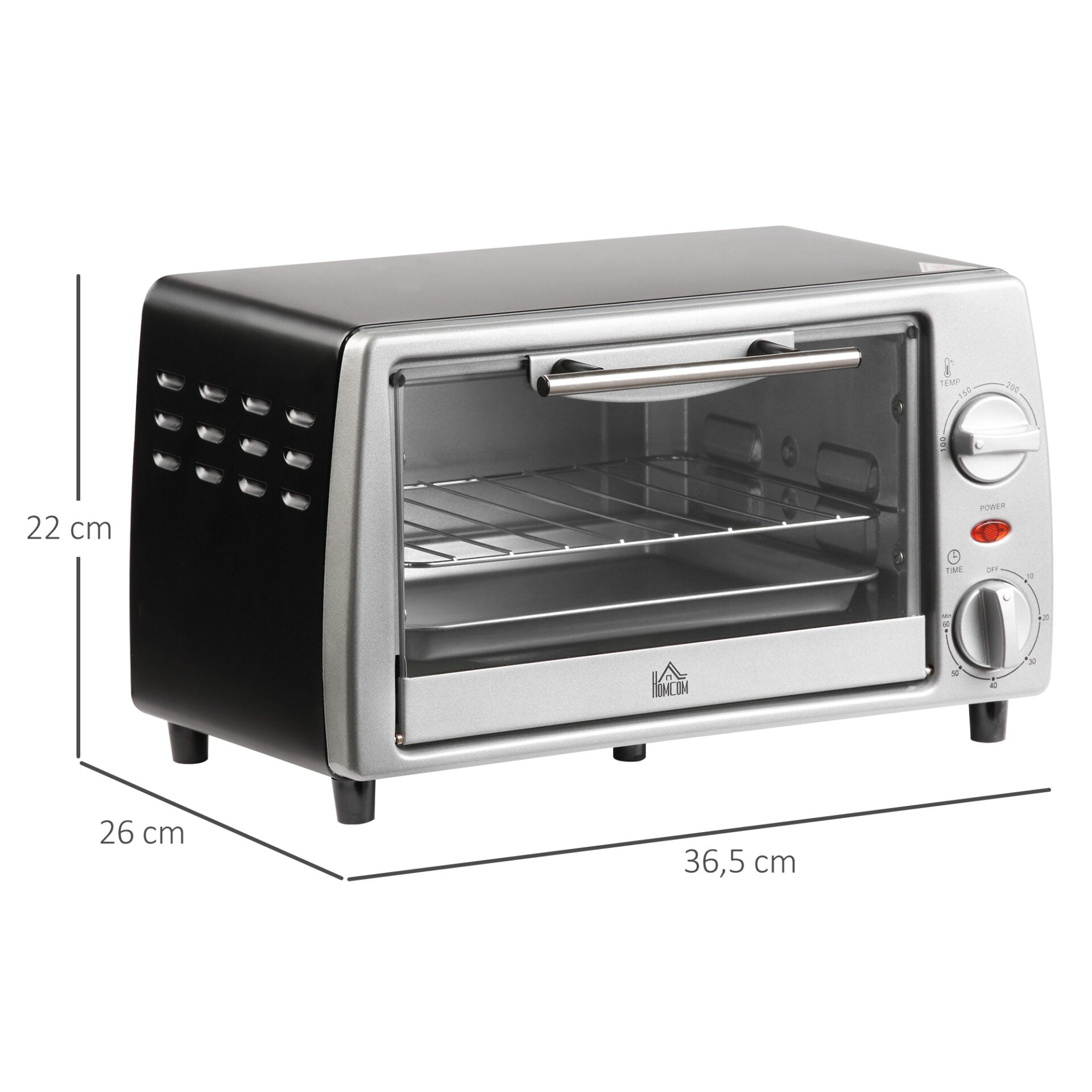 Mini Forno com Temperatura até 230ºC - 750W - Leva-Me Contigo - Móveis & Decoração