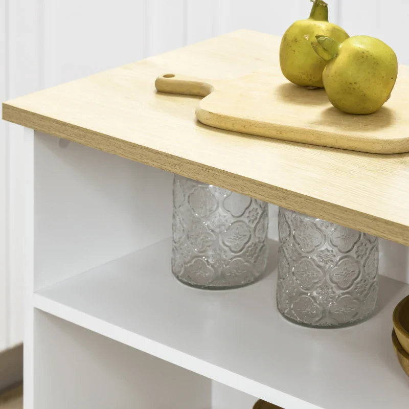 Mesa Alta Extensível com Lateral Dobrável Mesa de Bistró com Compartimentos de Armazenamento e 1 Porta para Cozinha Sala de Jantar 116x79,5x91 cm Branco