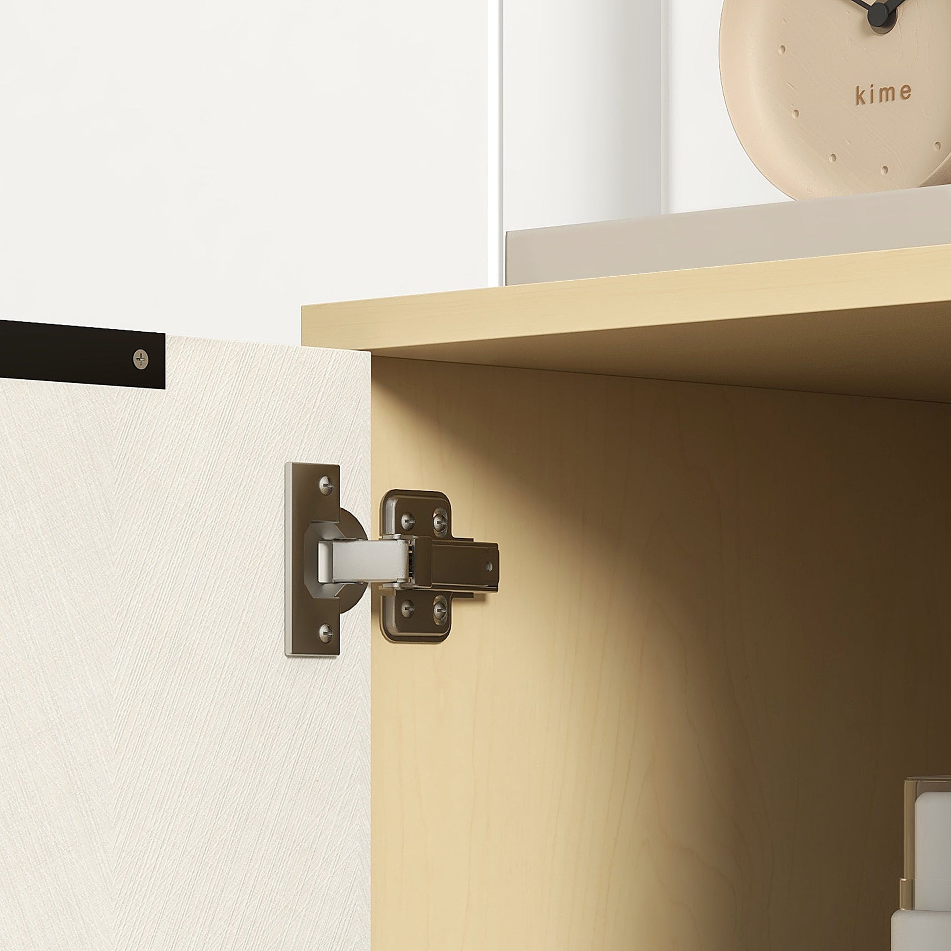 Banco Sapateira com Almofada – Modelo "Oslo" | Estrutura em Madeira e Metal, 80x35x47 cm – Madeira Natural e Cinzento Claro - A minha loja