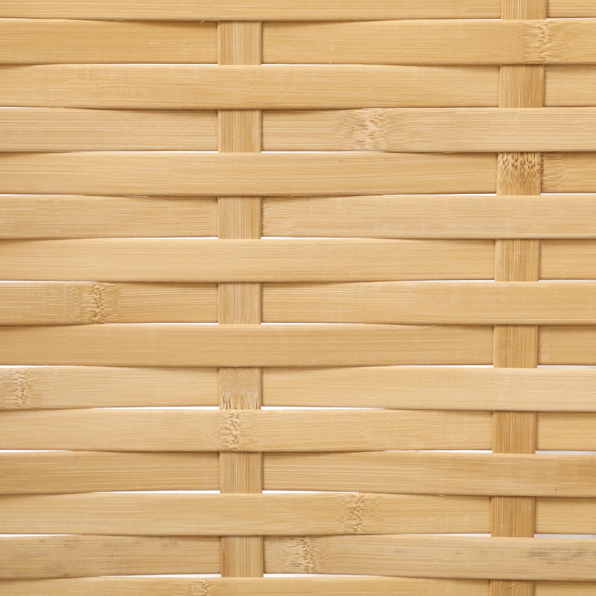 Biombo de 3 Paineis Separador de Ambientes Dobrável 120x1,8x170 cm Divisor de Ambientes com Padrão Tecido em Bambu Estilo Rústico para Escritório Dormitório Sala de Estar Madeira - A minha loja