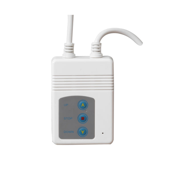 Tela de Projeção Elétrica Portátil Universal Tela para Projeção Motorizada 100" 4:3 com Controlo Remoto para Cinema em Casa Apresentação Suspensa na Parede 203x152 cm Branco