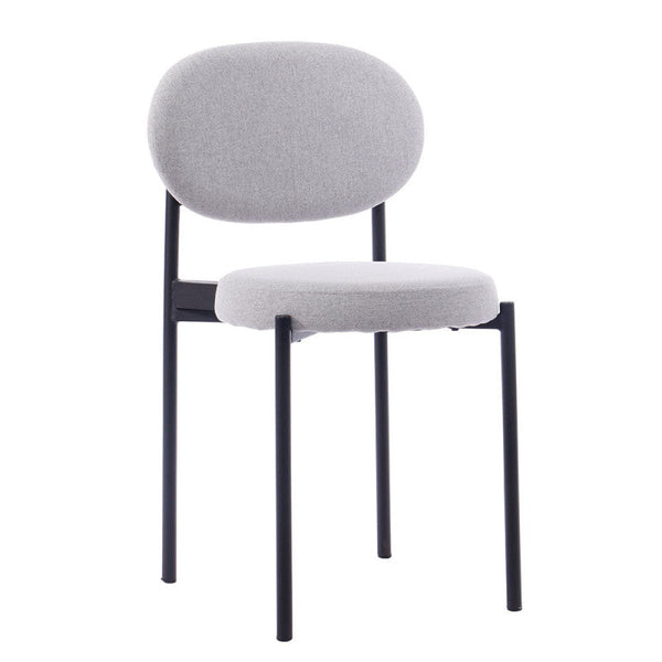 Conjunto de 2 Cadeiras Roma em Veludo - Cinzento - Design Vintage