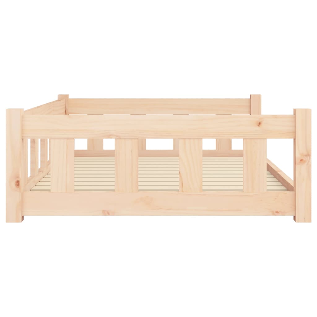 Cama para cães 105,5x75,5x28 cm madeira de pinho maciça - A minha loja