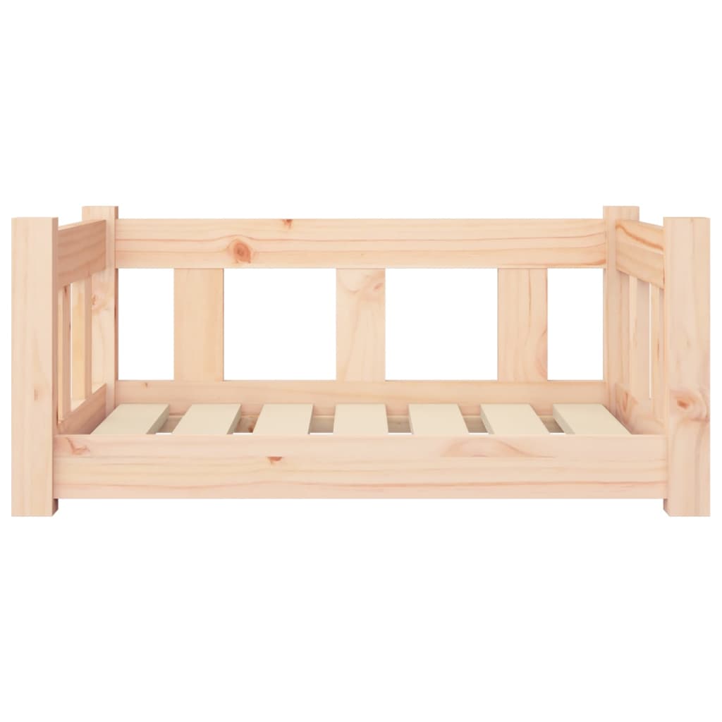 Cama para cães 65,5x50,5x28 cm madeira de pinho maciça - A minha loja