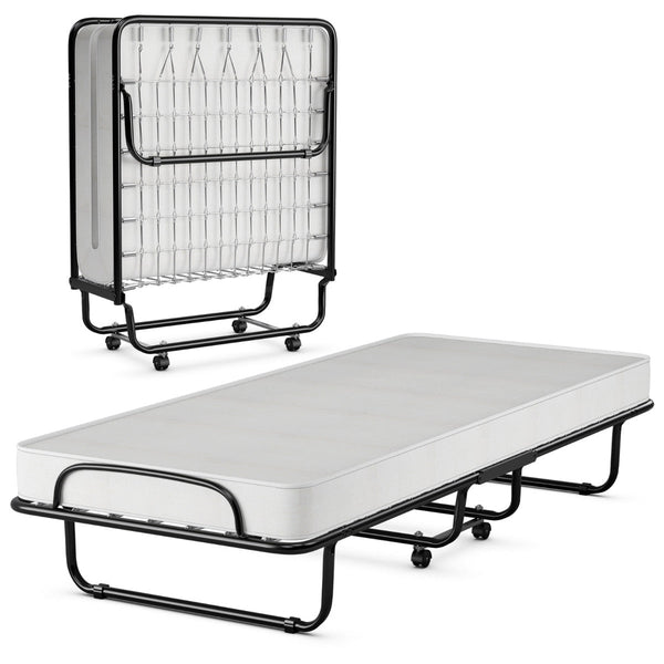 Cama Dobrável "SleepWell" com Colchão de Espuma de Memória e Estrutura Metálica – Praticidade e Conforto