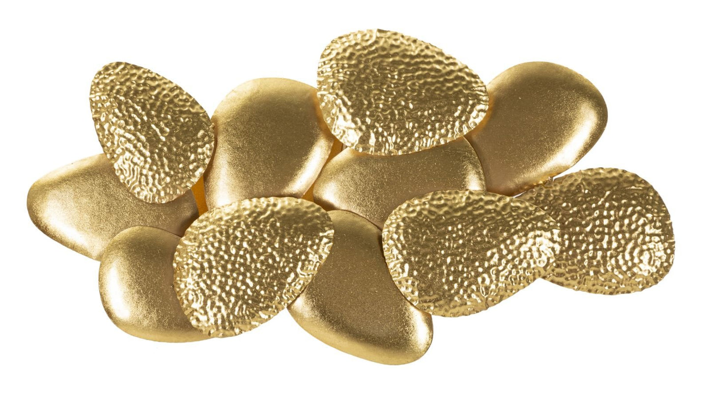 Candeeiro de Parede "Shell" Dourado – 59,8x11x31 cm - A minha loja