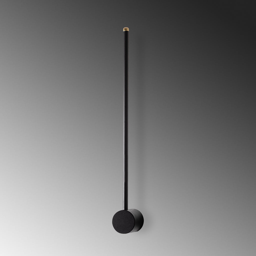 Candeeiro de Parede "Sword" – Preto – 62x10x7 cm – Design Moderno - A minha loja