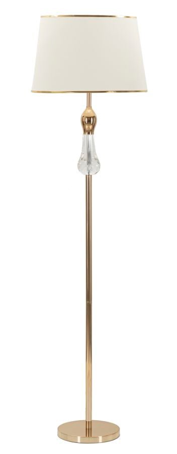 Candeeiro de Pé "Bratislava" Dourado – Ø45x165 cm - A minha loja