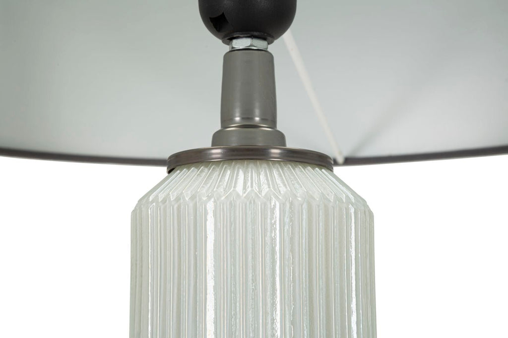 Candeeiro de Pé "Bright One" Branco e Cinza – Ø42,5x164 cm - A minha loja