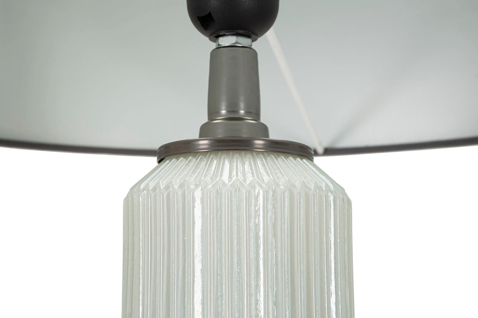 Candeeiro de Pé "Bright One" Branco e Cinza – Ø42,5x164 cm - A minha loja