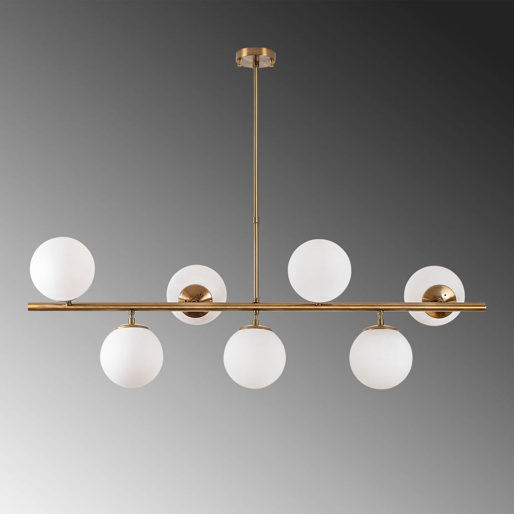 Candeeiro de Teto "Fazli" com Altura Ajustável – 113x40x46 - 85 cm – Design Elegante e Intemporal - A minha loja