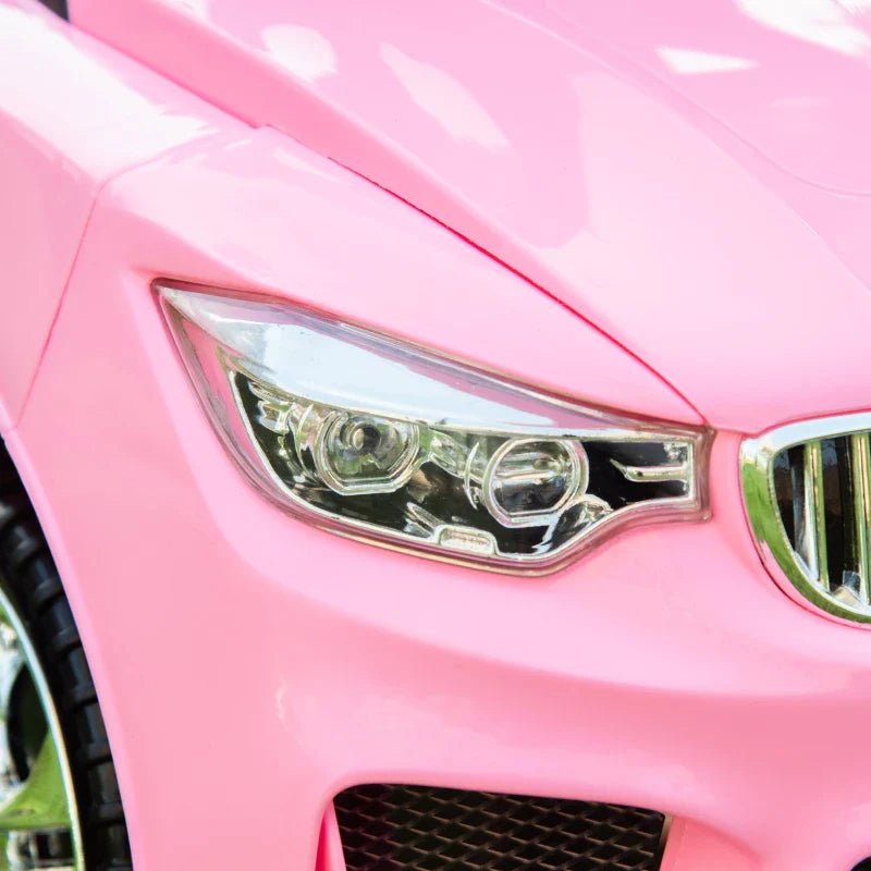 Carro Andador para Crianças de 18 - 36 Meses com Faróis Música Buzina Volante Compartimento de Armazenamento e Alça para Empurrar 63,5x28x36 Rosa - A minha loja