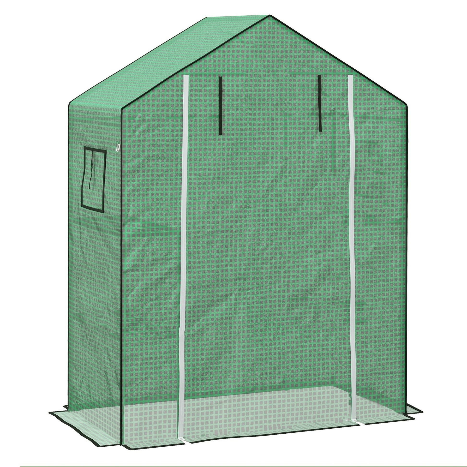 Cobertura de Substituição para Estufa – PE Reforçado – 140x73x190 cm – Verde - A minha loja