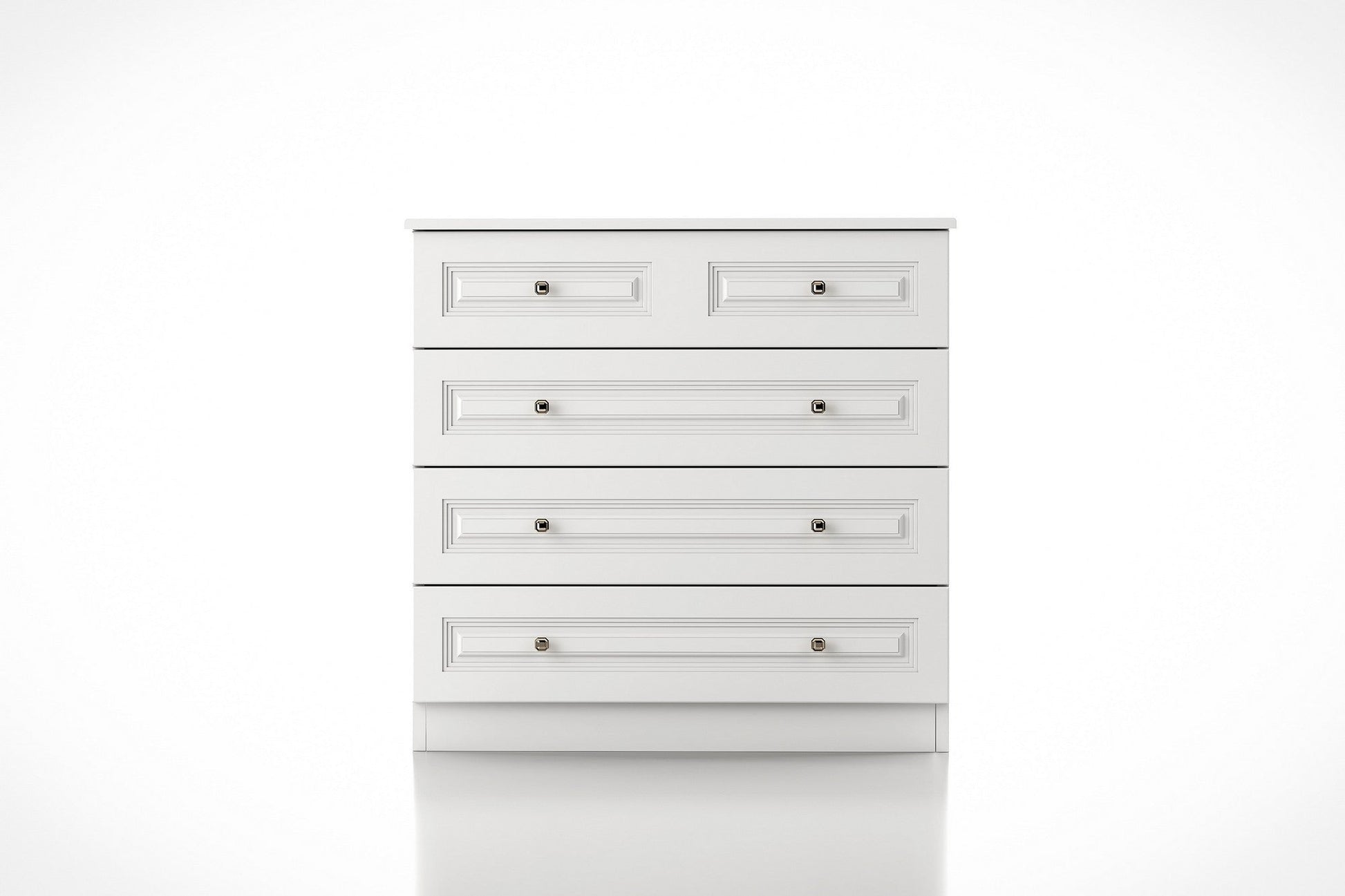 Cómoda "Inci" – 75x80x40 cm – Branco, Design Moderno - A minha loja