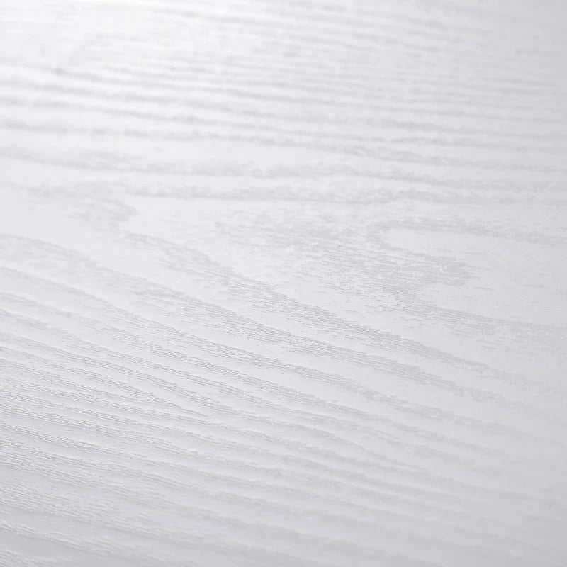 Secretária de Canto Giratória 360º Secretária em Forma de L com Prateleiras para Escritório Casa 114x120x76,1cm Branco