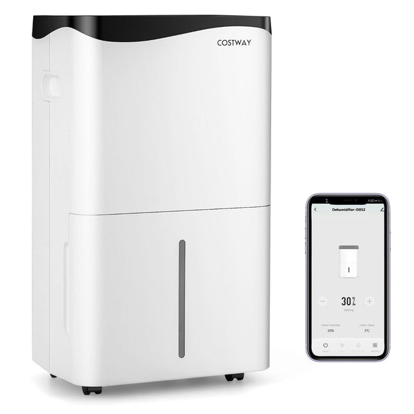 Desumidificador "Mimir" 50L/Dia - Branco, LED, WiFi, 5L, Silencioso