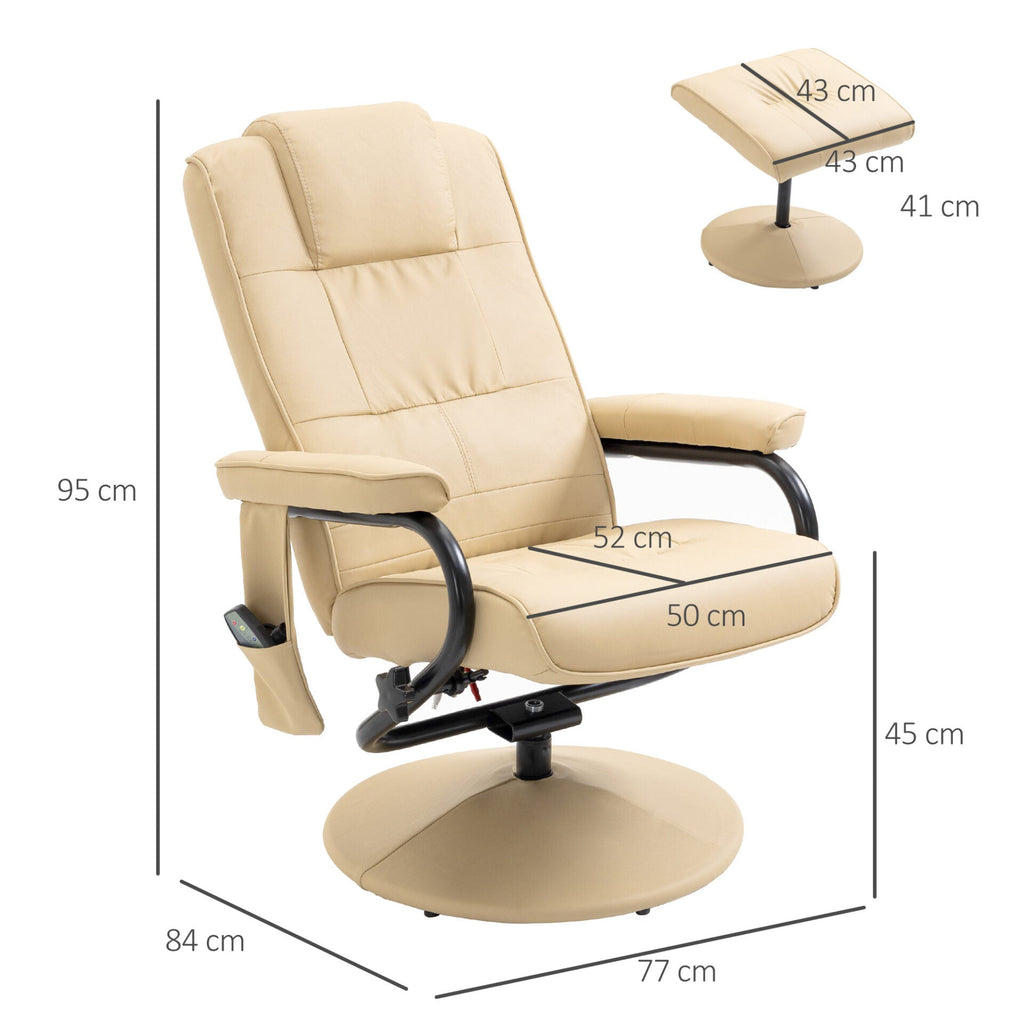 Poltrona Hion com 10 Pontos de Massagens Reclinável - Design Nórdico - Leva-Me Contigo - Móveis & Decoração