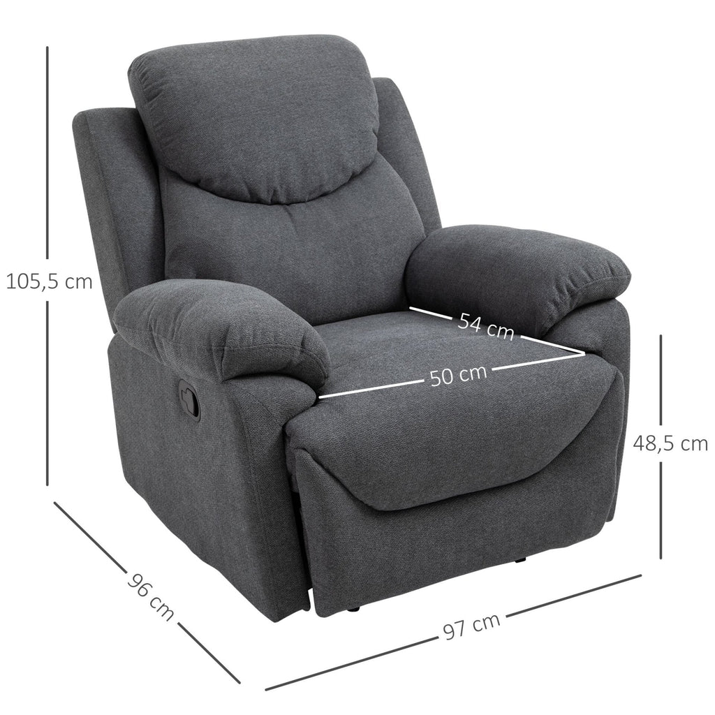 Poltrona Relax Muffy Reclinável  - Design Moderno - Leva-Me Contigo - Móveis & Decoração
