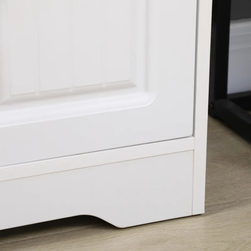 Vitrine Sala de Estar Estante para Livros com Portas de Vidro Prateleira Ajustável e Dobradiças de Fechamento Suave para Estúdio Escritório Dormitório 60x60x116 cm Branco