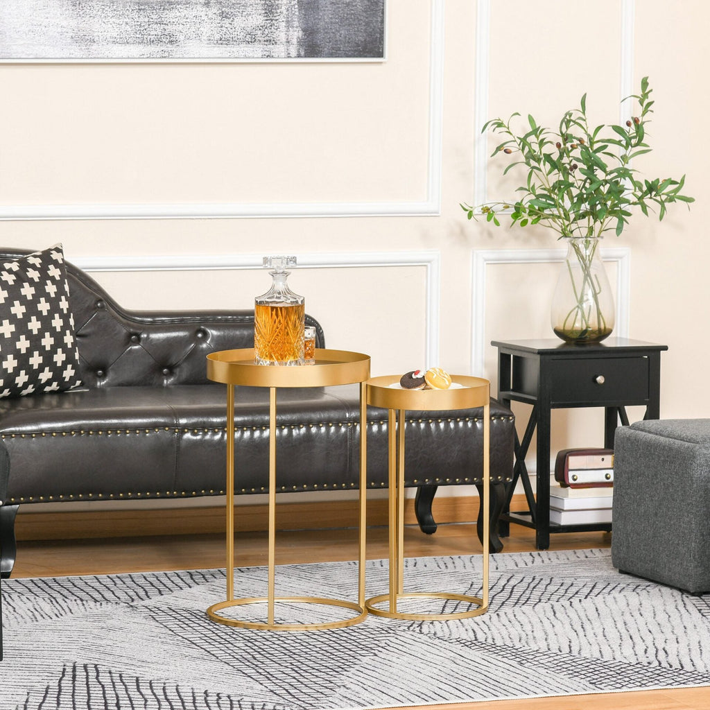 Conjunto de 2 Mesas de Centro Light - Design Moderno - Leva-Me Contigo - Móveis & Decoração