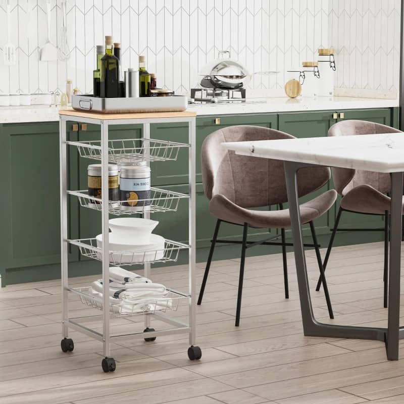 Carrinho de Cozinha Iron - Design Industrial - Leva-Me Contigo - Móveis & Decoração