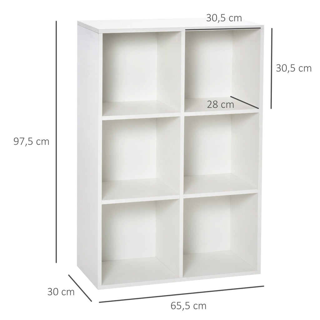Estante Cube - Branco - Design Minimalista - Leva-Me Contigo - Móveis & Decoração