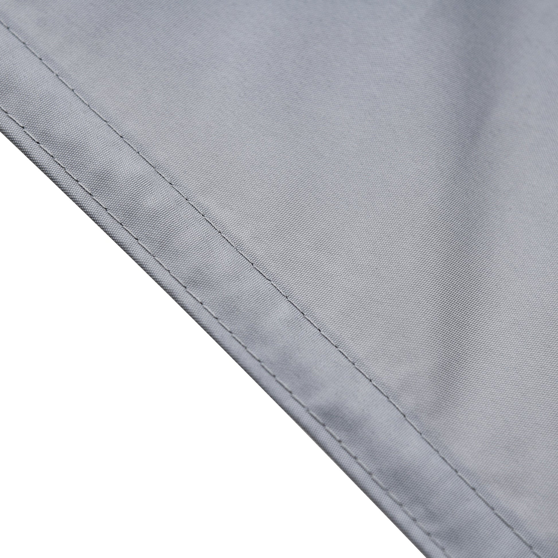 Vela de Sombra Triangular 5x5x5 m Toldo Vela de Poliéster com Proteção UV Aneis em Forma de D e Cordas para Jardim Pátio Piscina Cinza