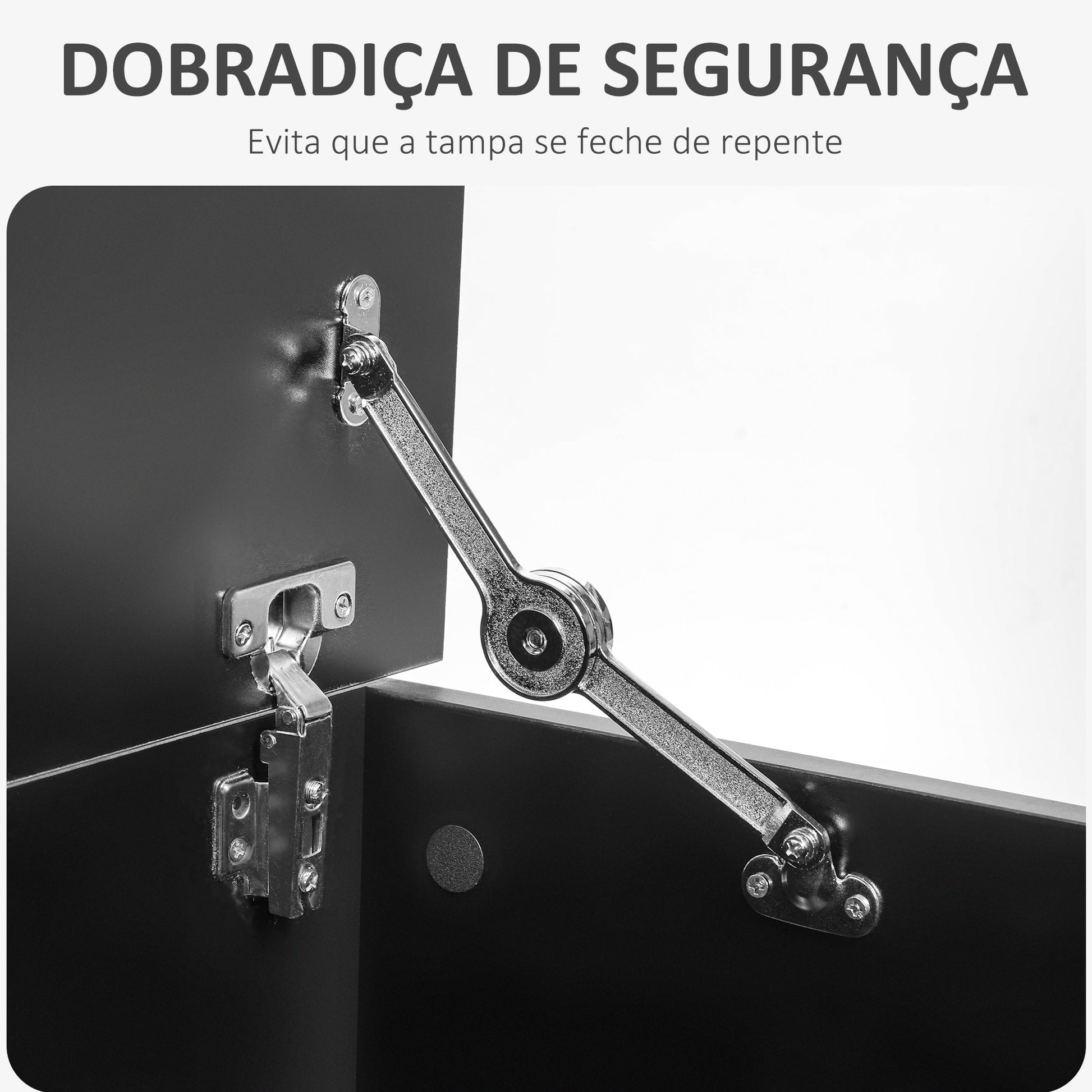 HOMCOM Baú de Armazenamento de Madeira Banco de Armazenamento para Dormitório Sala de Estar Carga Máxima 60kg 100x40x40 cm Preto - A minha loja