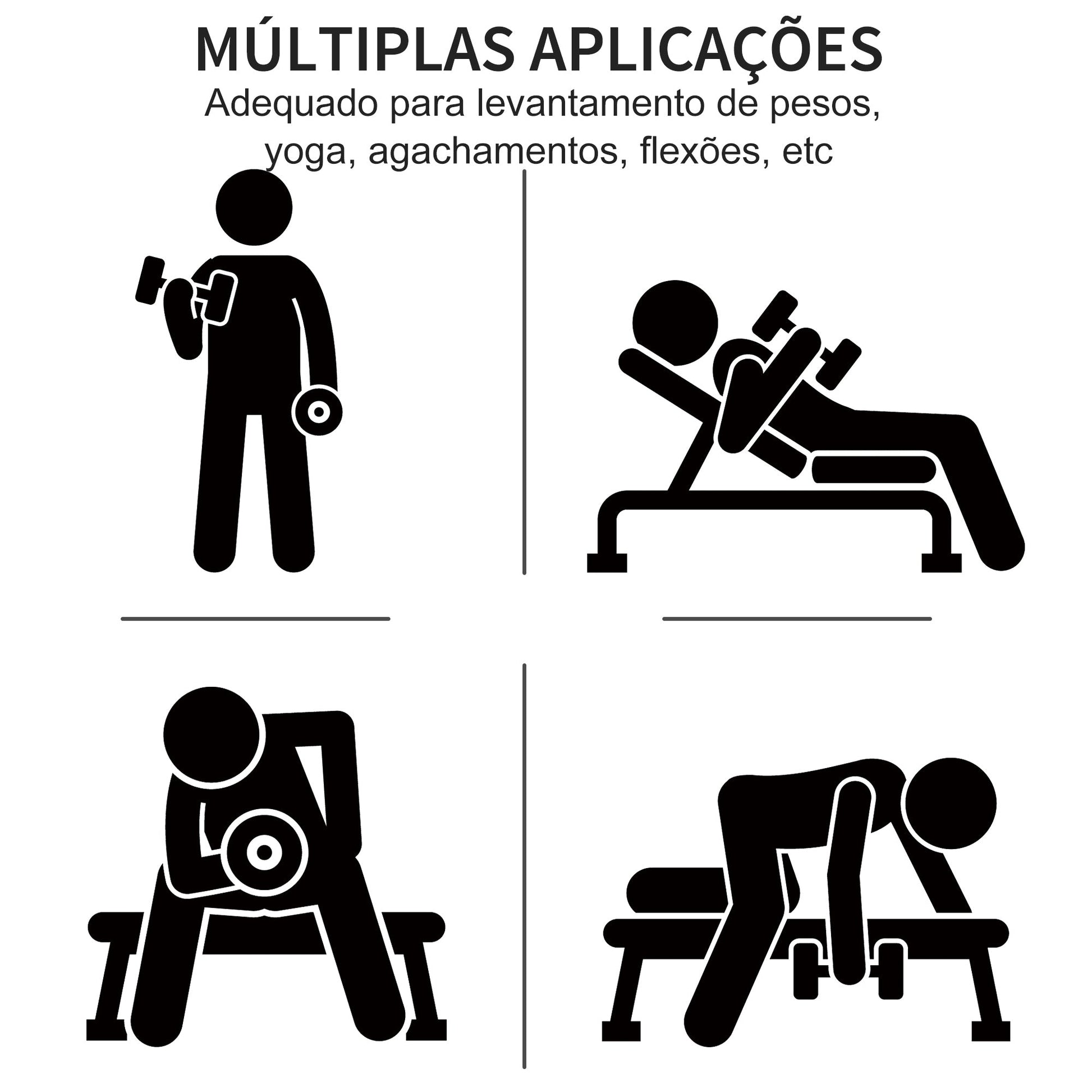 HOMCOM Conjunto de 6 Halteres Hexagonais 3 Pares de 1,5kg, 1kh e 0,5kg Conjunto de Halteres com Maleta de Transporte para Exercícios em Casa Academia Multicor - A minha loja