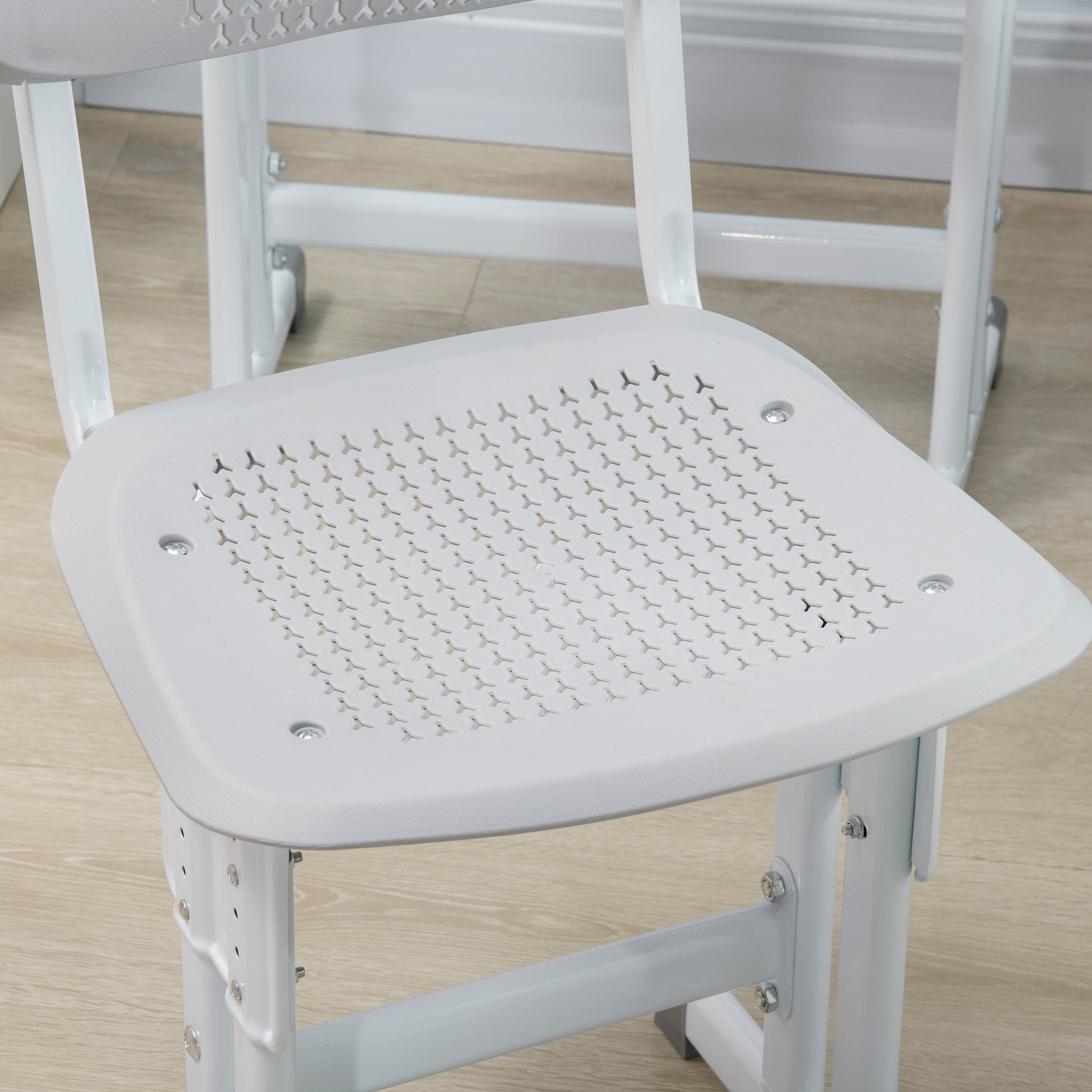 HOMCOM Conjunto de Secretária e Cadeira para Crianças de 6 - 12 Anos Secretária Infantil com Altura Ajustável 1 Gaveta 1 Suporte para Lápis e 1 Prateleira para Livros 60x45x90 - 120 cm Cinza - A minha loja
