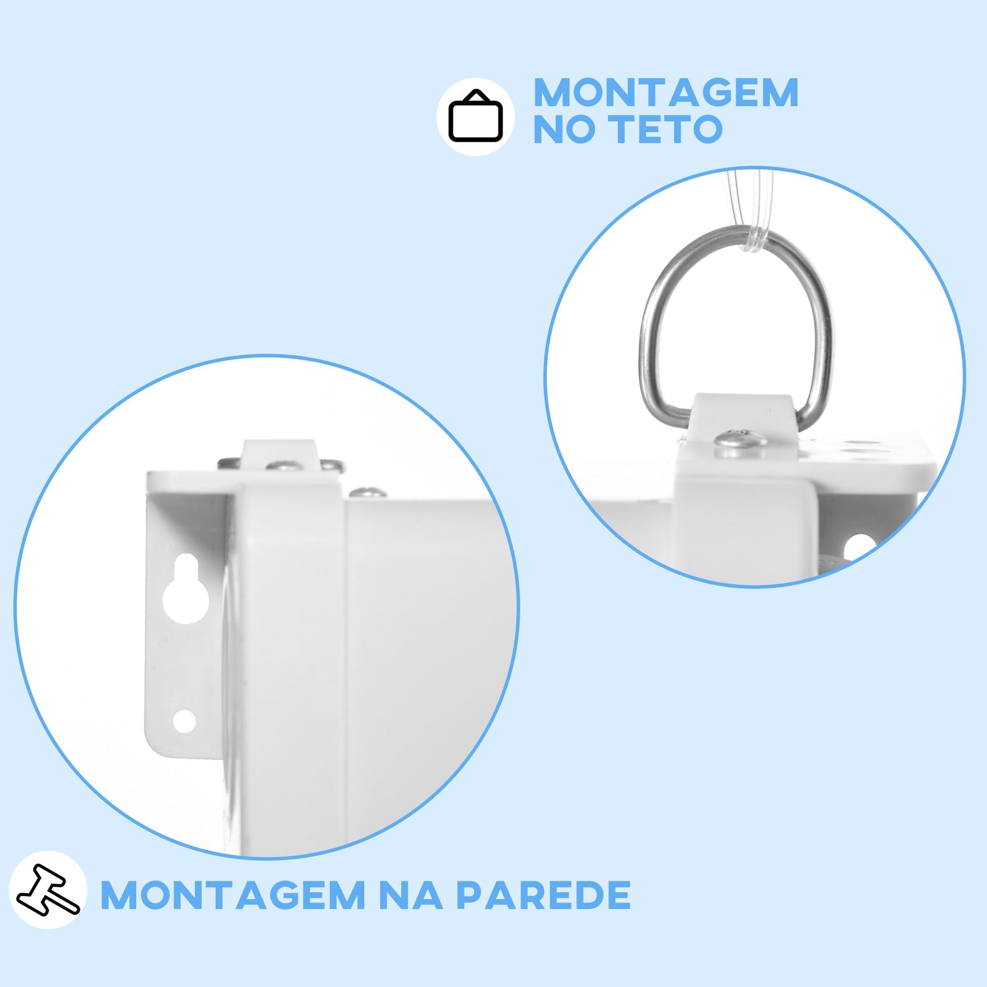 HOMCOM Tela de Projeção Manual 80 polegadas Tela de Projeção Portátil Formato 16:9 com Altura Ajustável para Interior e Exterior Cinema em Casa 187x8x150 cm Branco - A minha loja