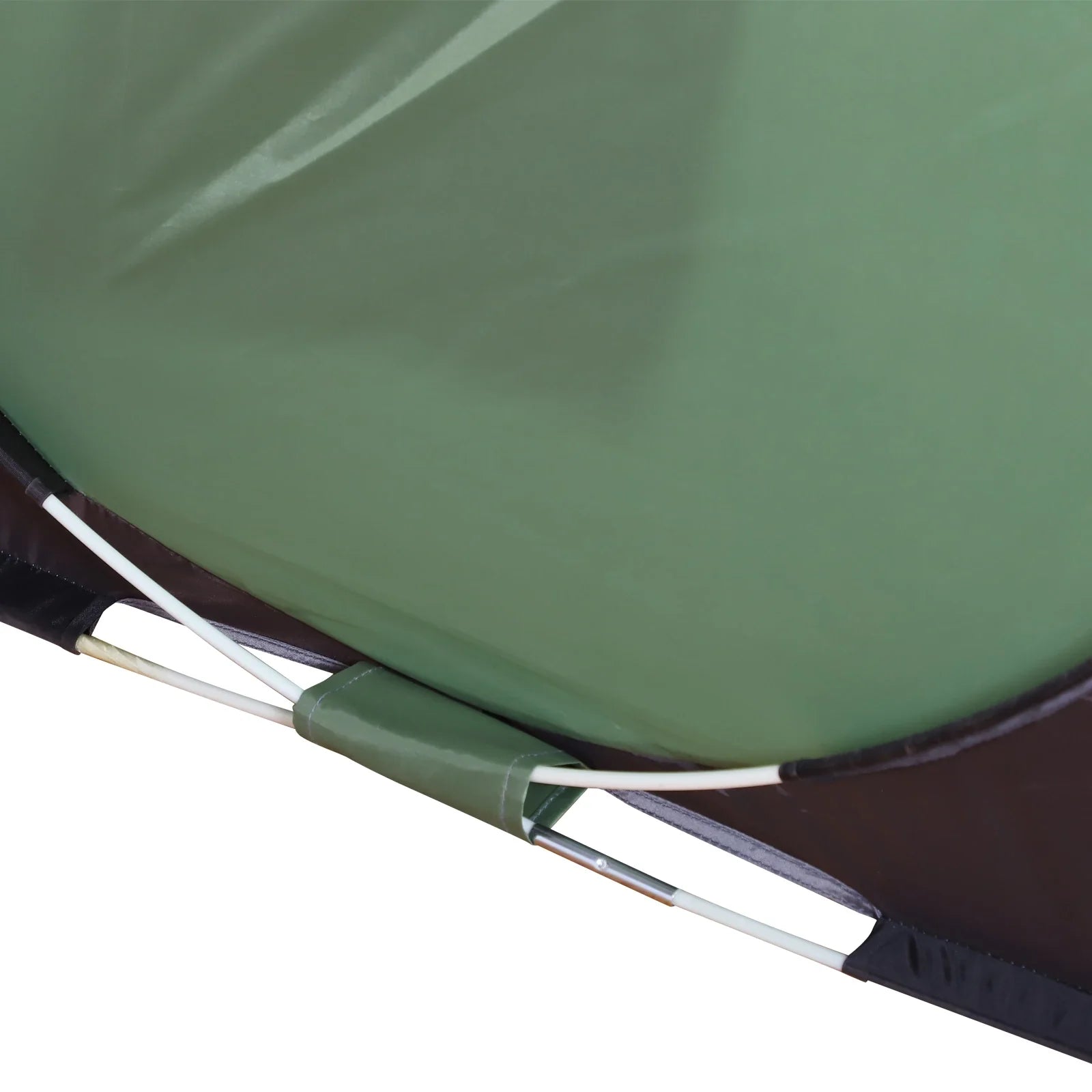 Tenda de Campismo Pop-Up para 2 Pessoas Tenda de Campismo com Bolsa de Armazenamento Portátil 250x150x100 Verde e Preto