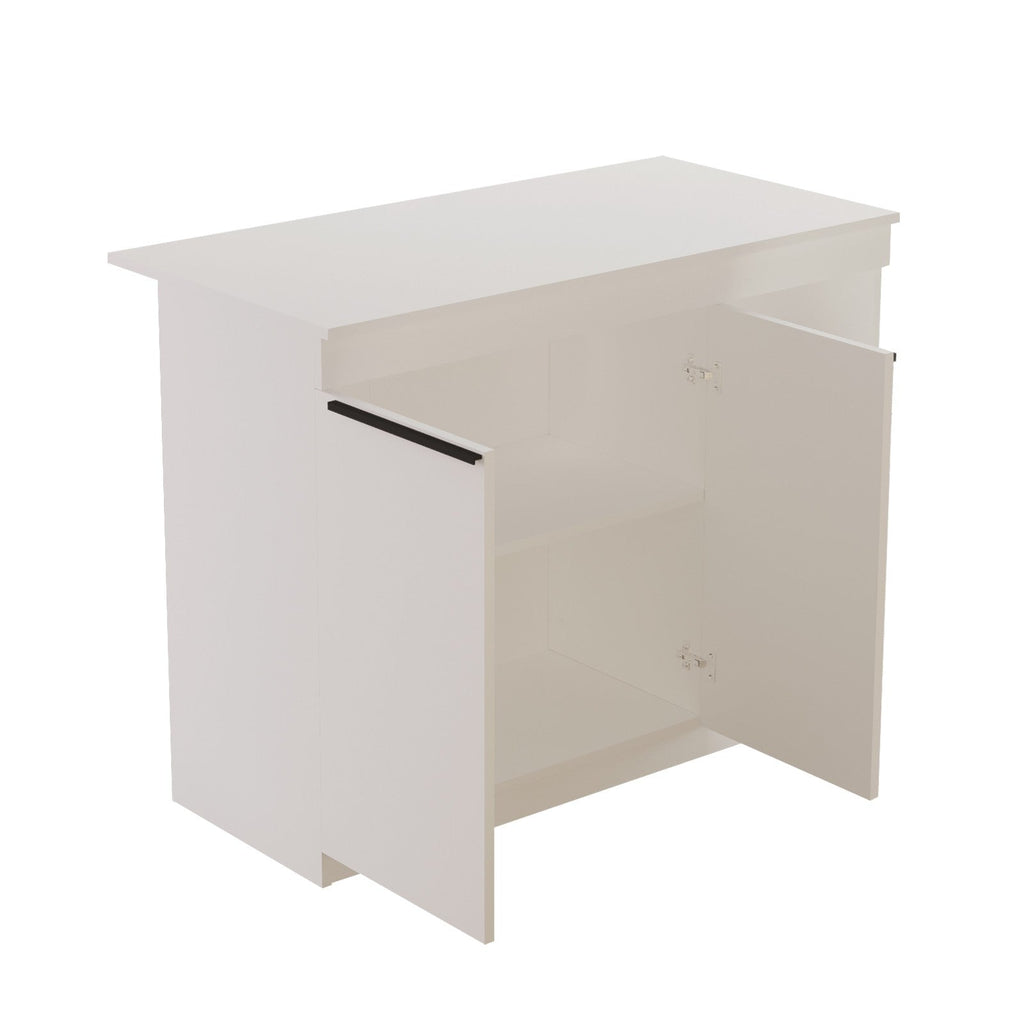 Ilha de Cozinha "Orren" - 120x88x60 cm - Branco - Design Moderno - A minha loja